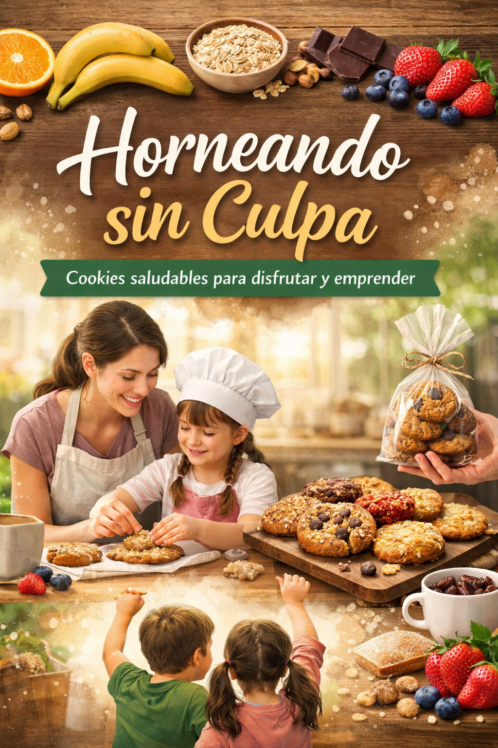Horneando sin Culpa Cookies saludables para disfrutar y emprender