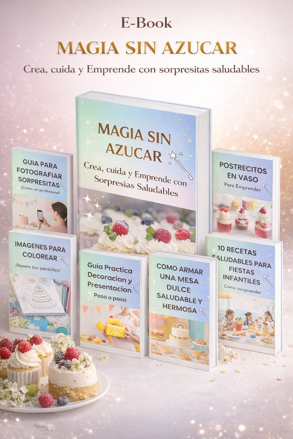 Magia Sin Azúcar: Crea, cuida y emprende con sorpresitas y Mesas Dulces saludables