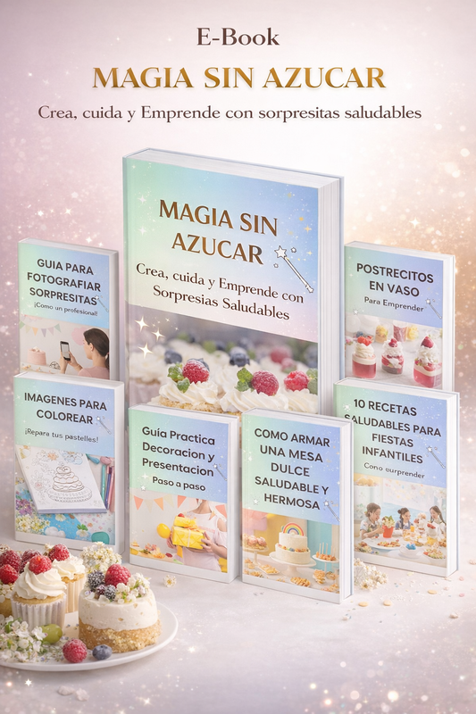 Magia Sin Azúcar: Crea, cuida y emprende con sorpresitas y Mesas Dulces saludables